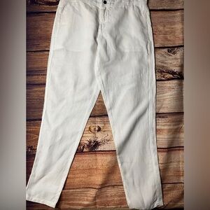 Vilebrequin Men’s White Linen Pants Large 36x34 (PRE OWNED) #1692